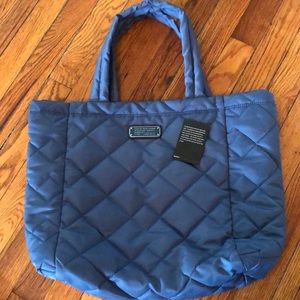Marc Jacobs work wear blue nylon bag NWOT